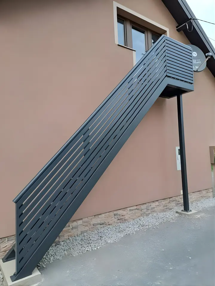 Aluminijske stepenice i ograda - realizirani projekt