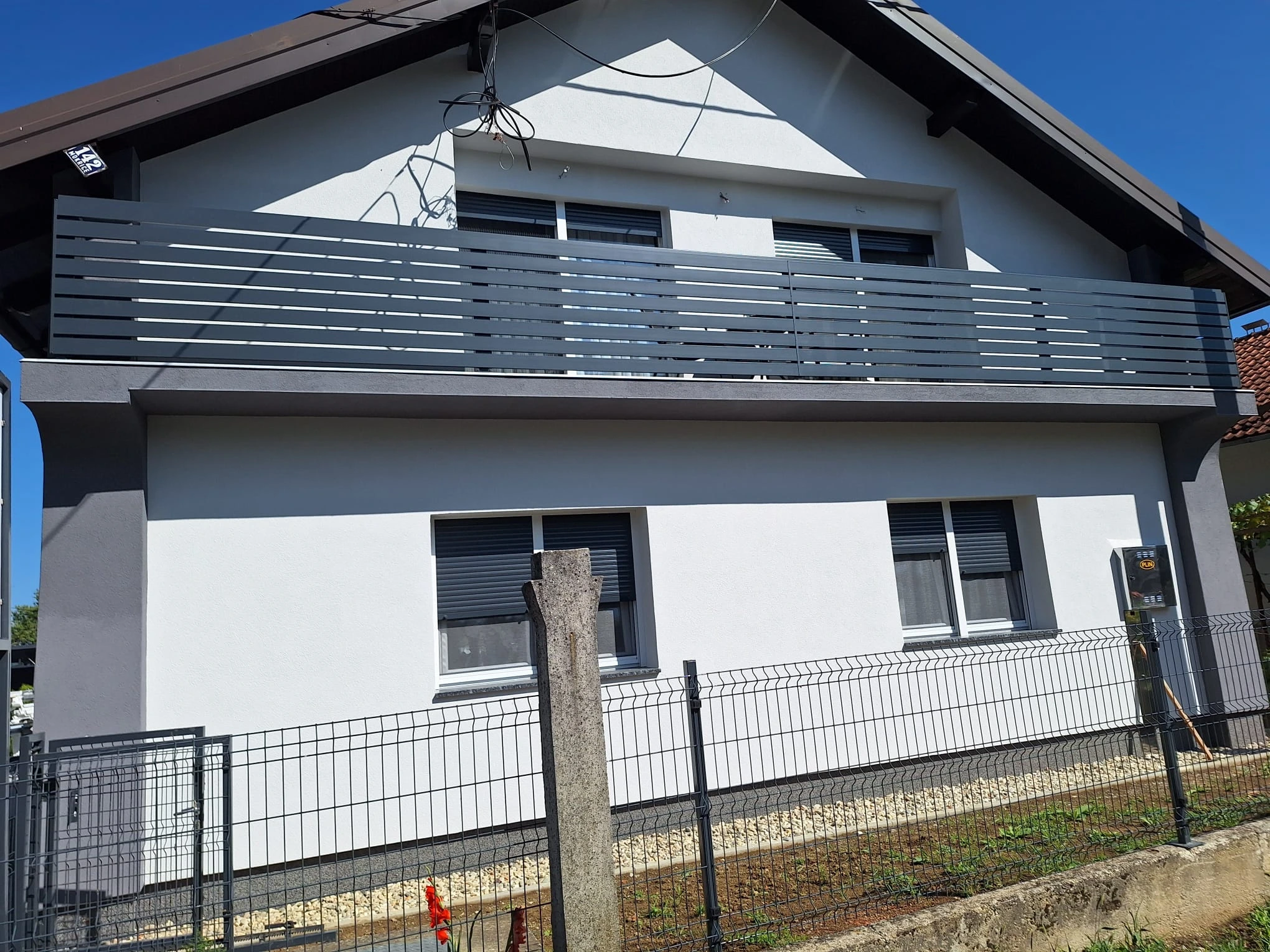 Aluminijska balkonska ograda - realizirani projekt